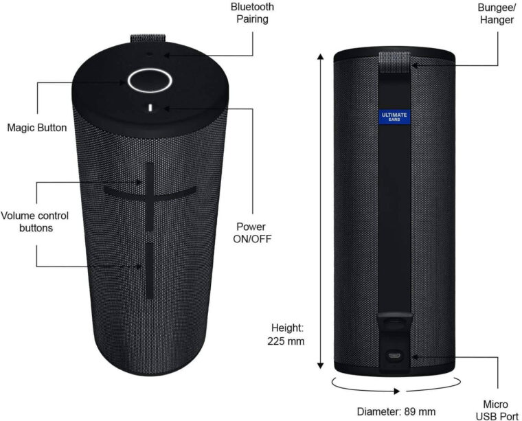 Portable Waterproof Bluetooth Speaker - Imagen 4